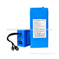 OEM 12V 9800mAh lithium-ion battery pack with 12V Li-ion charger, for CCTV camera